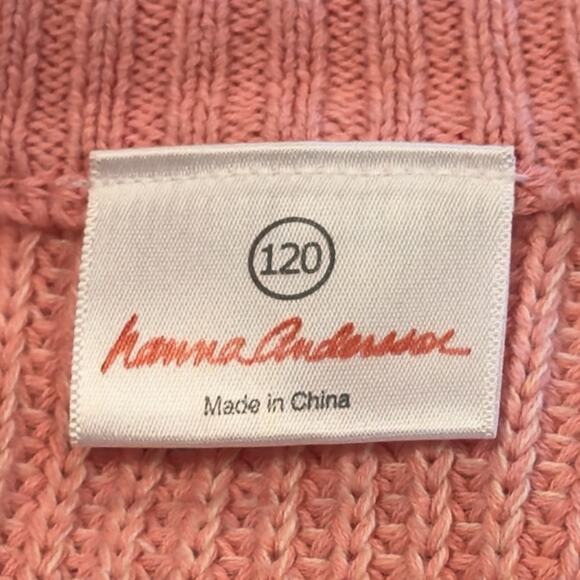 Hanna Andersson Knit Sweater Dress Size 120 6-7 years - Picture 5 of 6